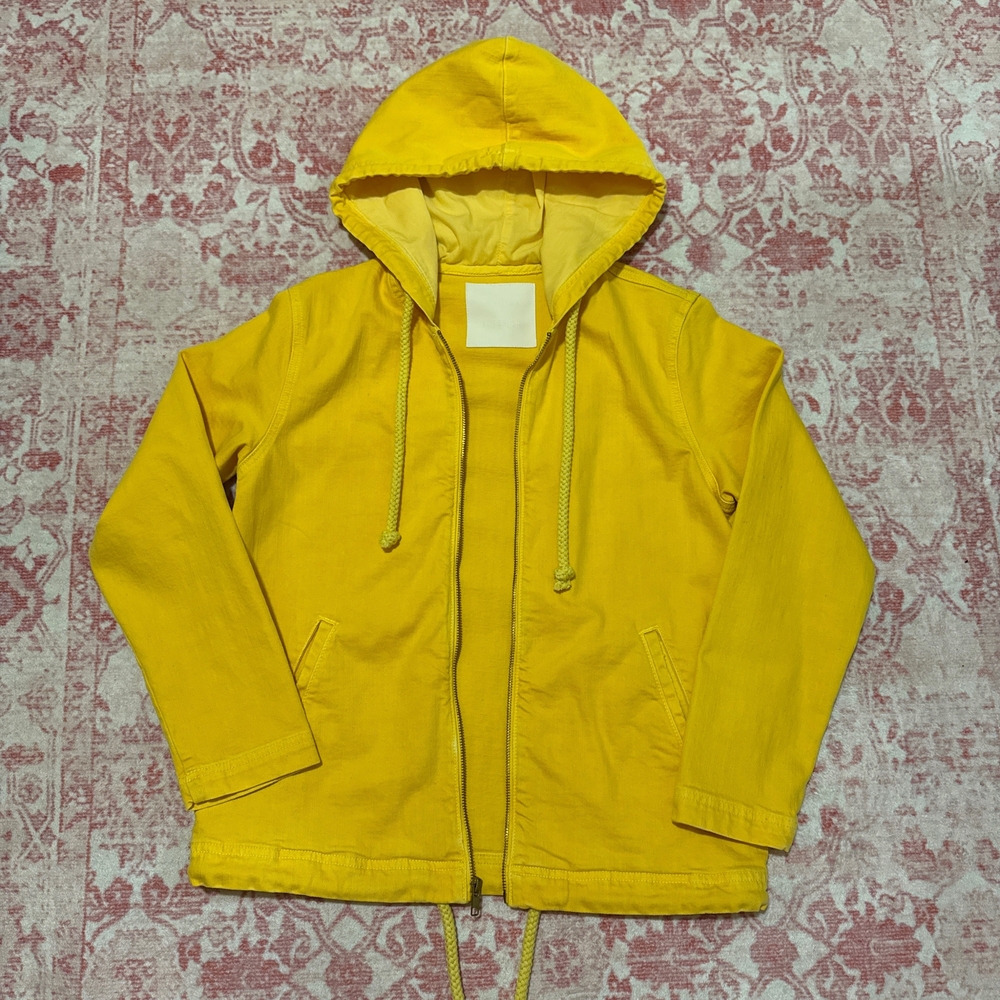MOTHER Yellow Jean Jacket